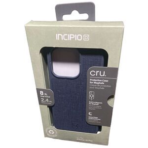Incipio Cru MagSafe Case iPhone 15 Pro Navy Canvas IPH-2129-CNNY Brand New